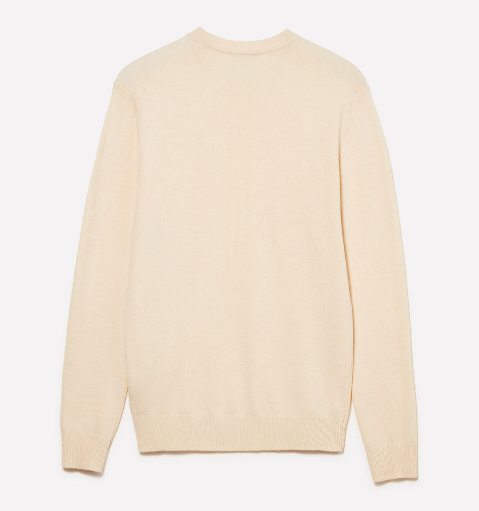 Μπλούζα μπεζ regular fit με λαιμόκοψη - μπλούζες με λαιμόκοψη ανδρικές - Μπεζ | Sisley image number 2